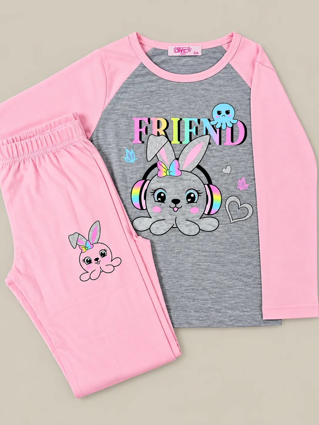 Pijama Manga Larga - Pulpo
