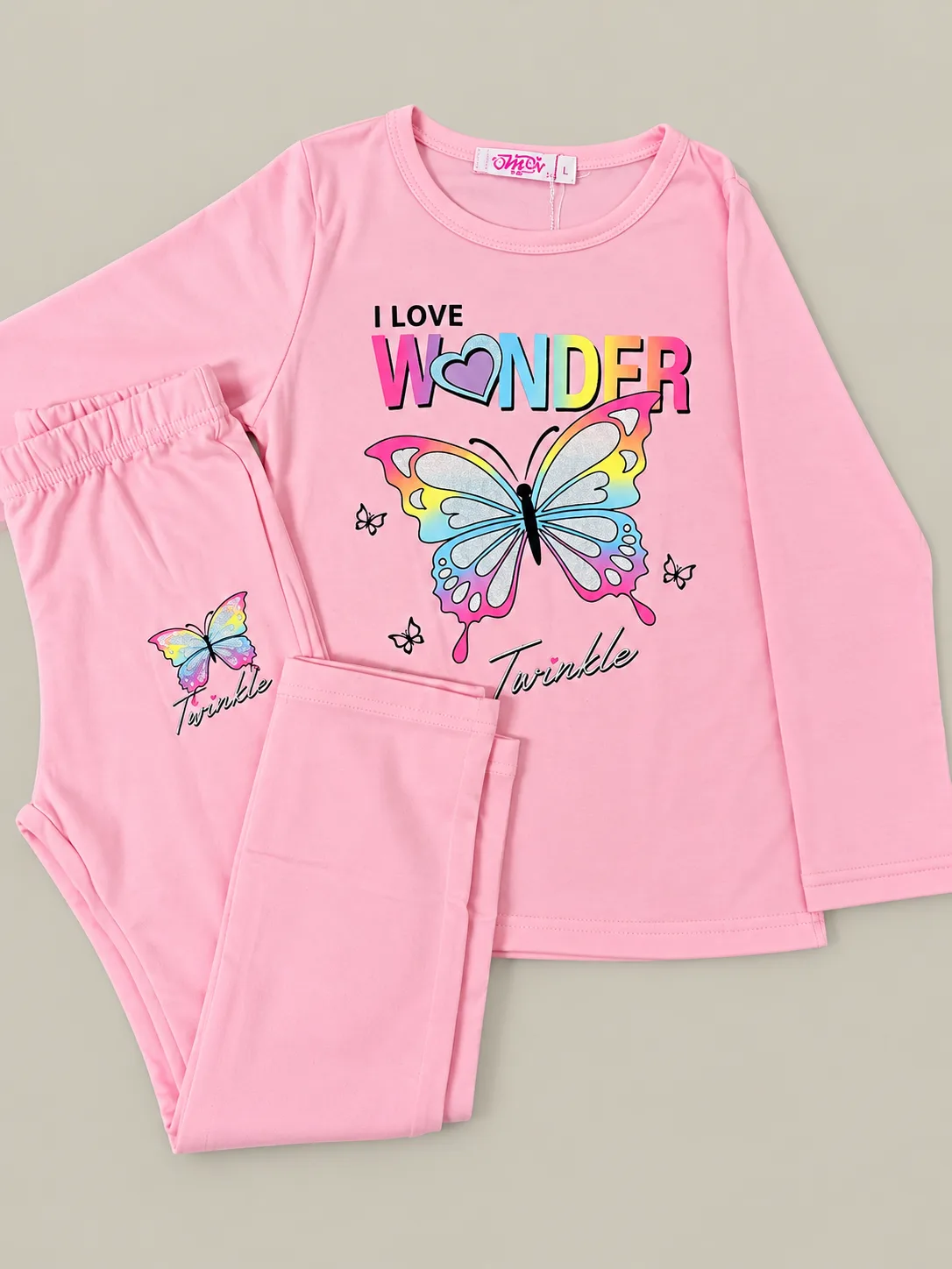 Pijama Manga Larga Mariposa